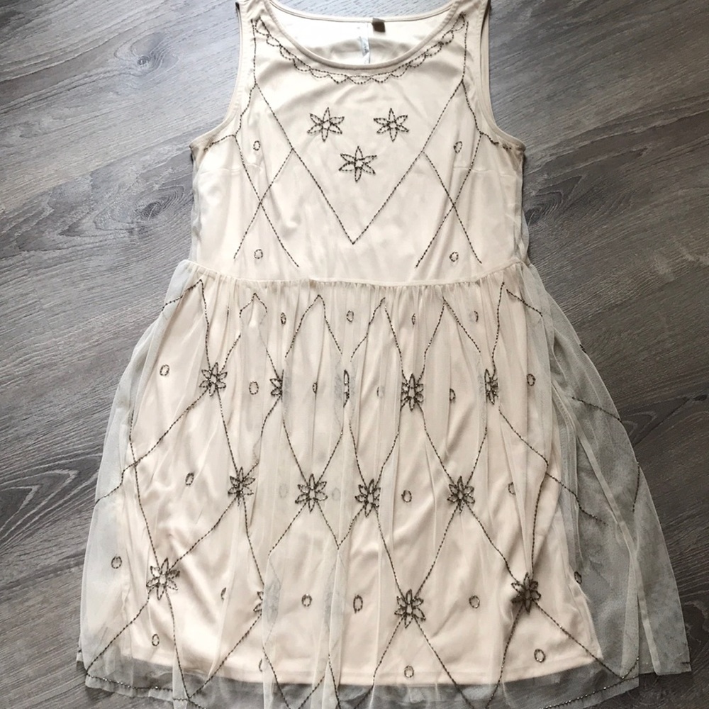 Party dress Beaded LC Lauren Conrad dress, size M.